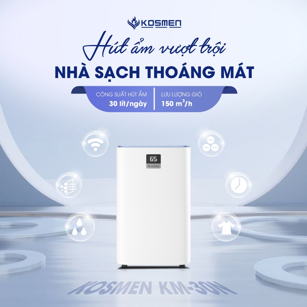 Máy lọc không khí và hút ẩm 2 trong 1 cực sốt nhưng giá cực mềm