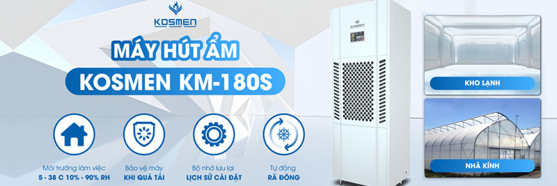 Banner máy hút ẩm KM-180S
