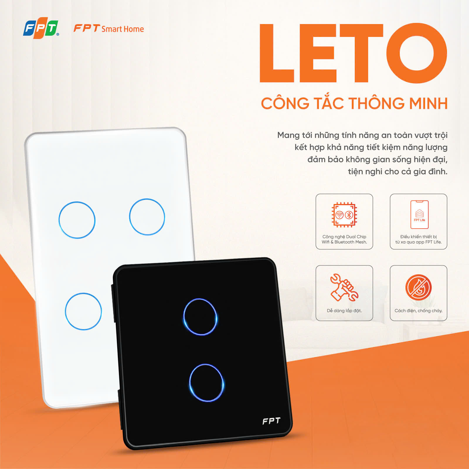 Các loại công tắc thông minh phổ biến